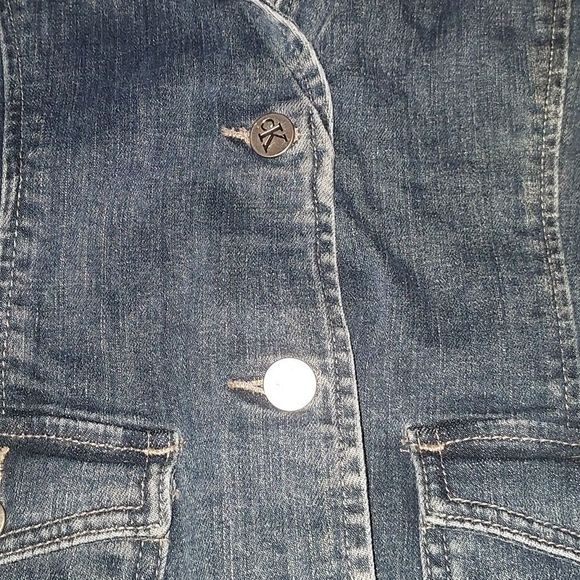 Calvin Klein Vintage 90's jean jacket blazer - Picture 5 of 7